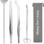 Kit 4en1 acuario 15pulg herramientas acero inox