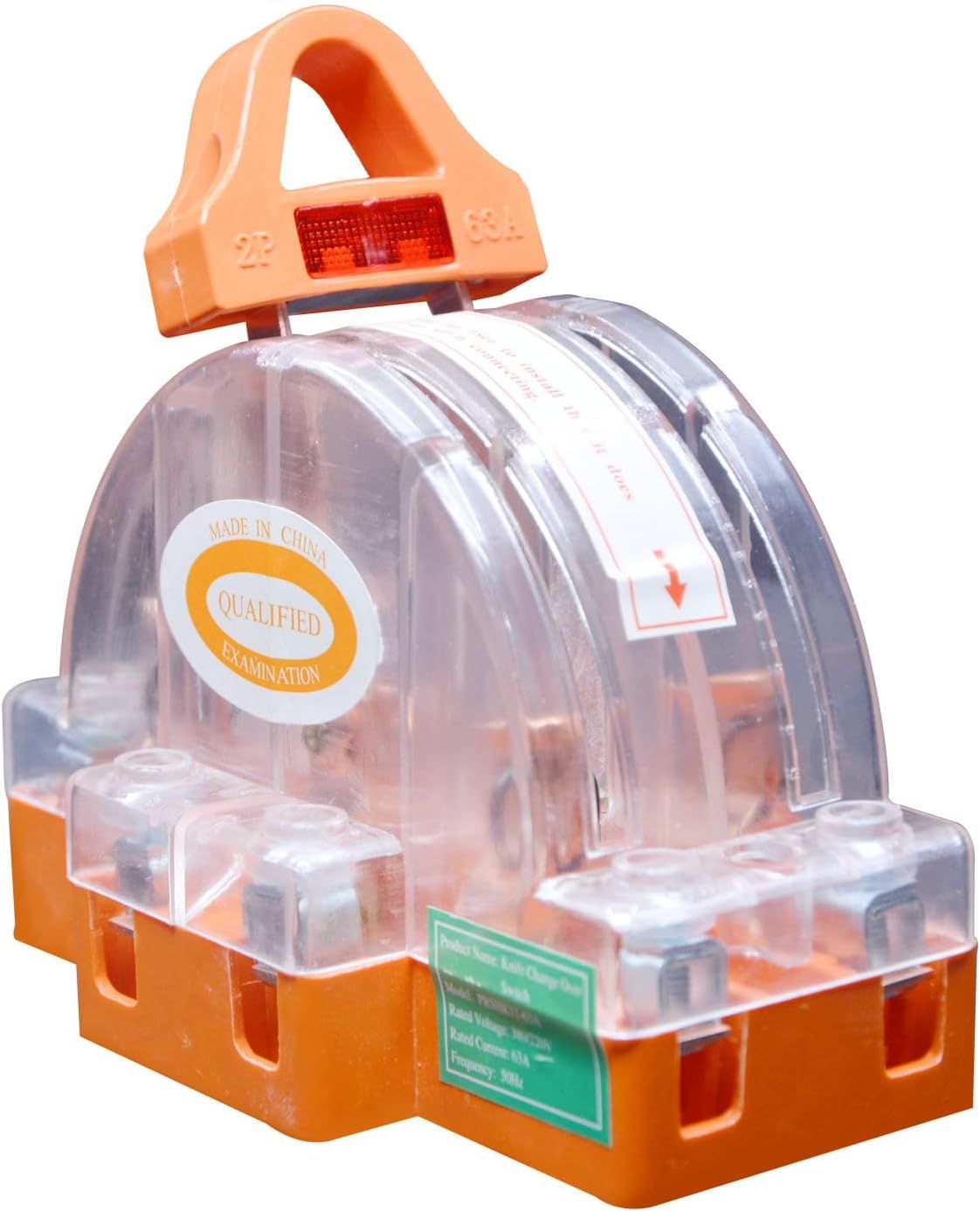 Interruptor eléctrico cobre 63A freno doble poste