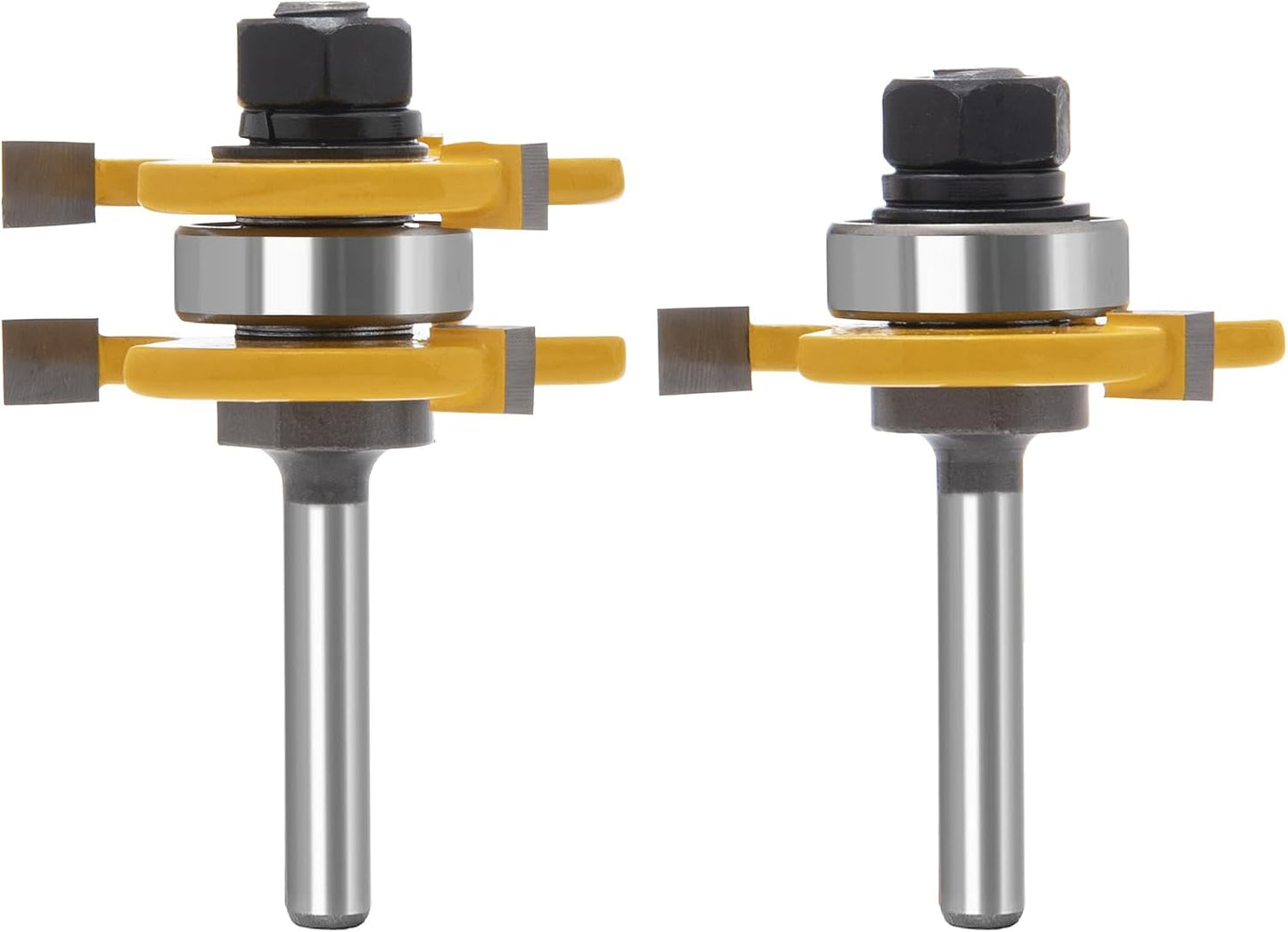 Broca fresadora T 3 filos 1/4" para carpintería gabinetes