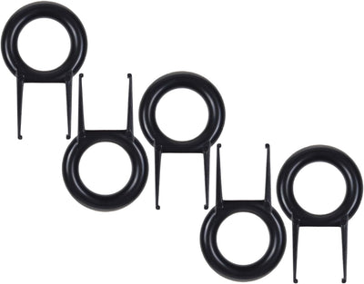 5 Extractores Teclas Redondas Negro para Teclado Mecánico