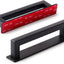 Manijas autoadhesivas para puerta ducha 6pulg color negro