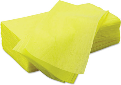Pack 50 paños limpiaparabrisas 14.4x24pulg amarillo