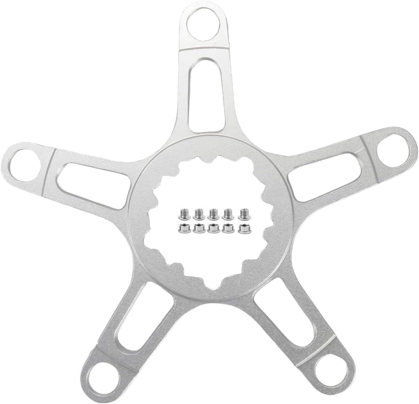 Adaptador plato bicicleta GXP a 110/130BCD aluminio 5 brazos