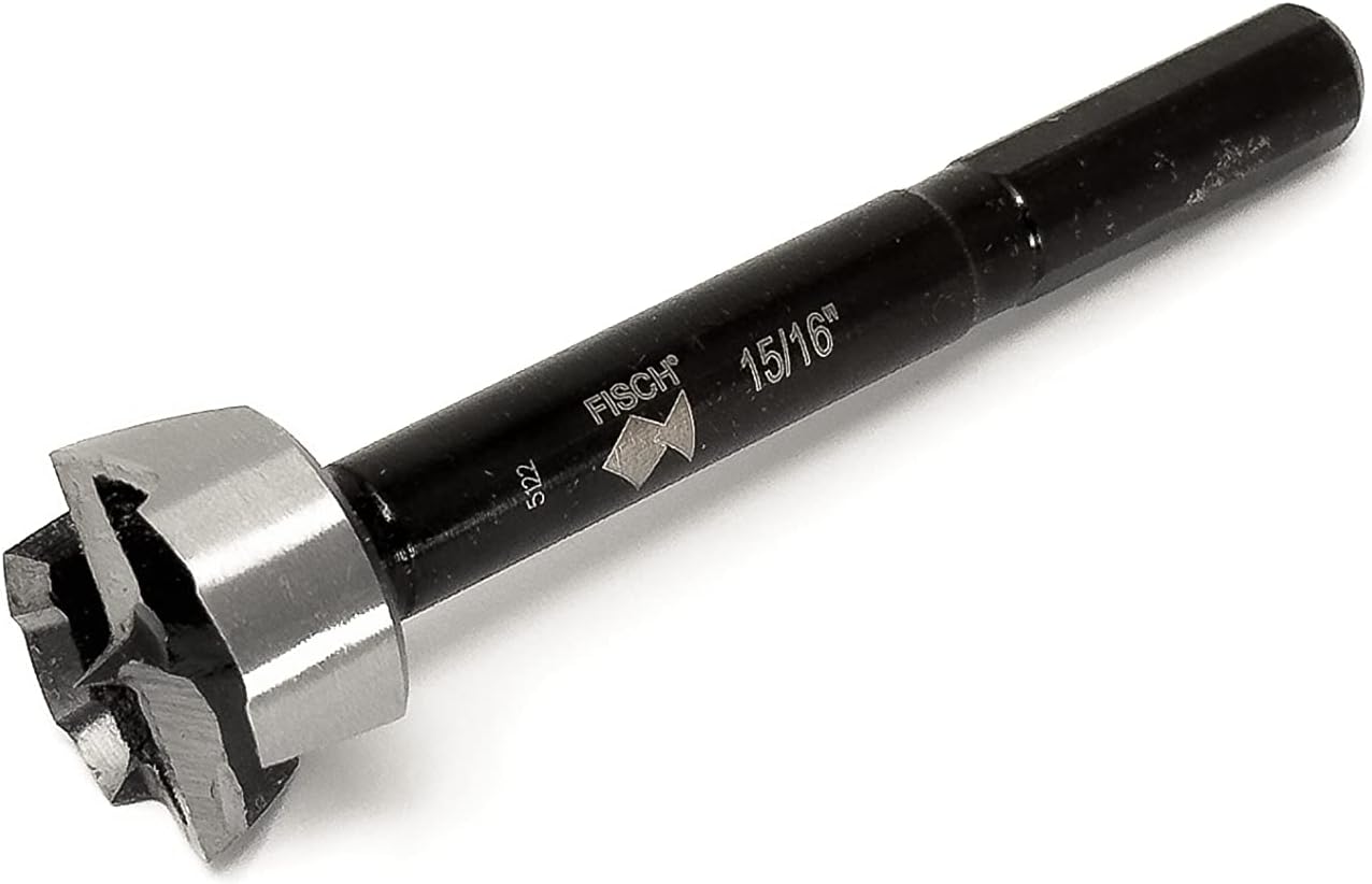 Broca Forstner acero forjado 15/16" para madera duras y MDF