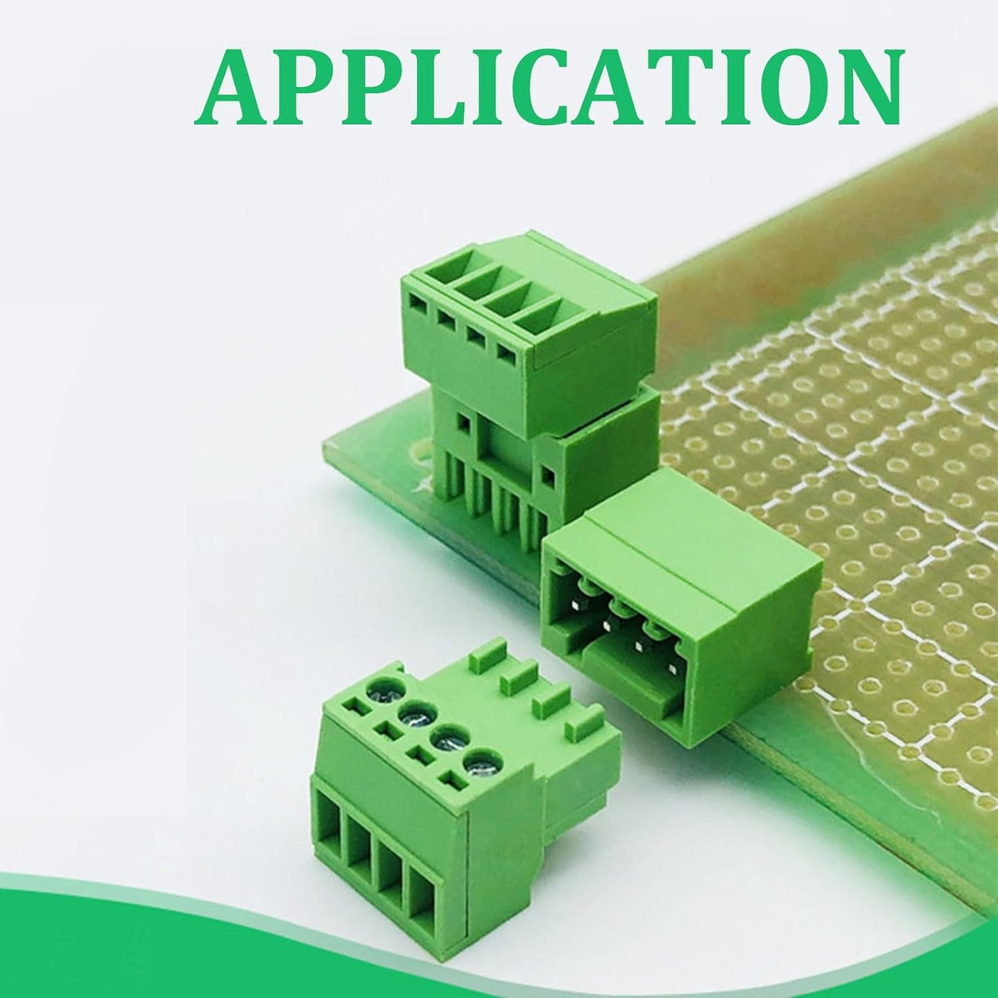 10 Conectores Bloque Terminal 6 Pines 0.100pulg 26-18AWG Macho