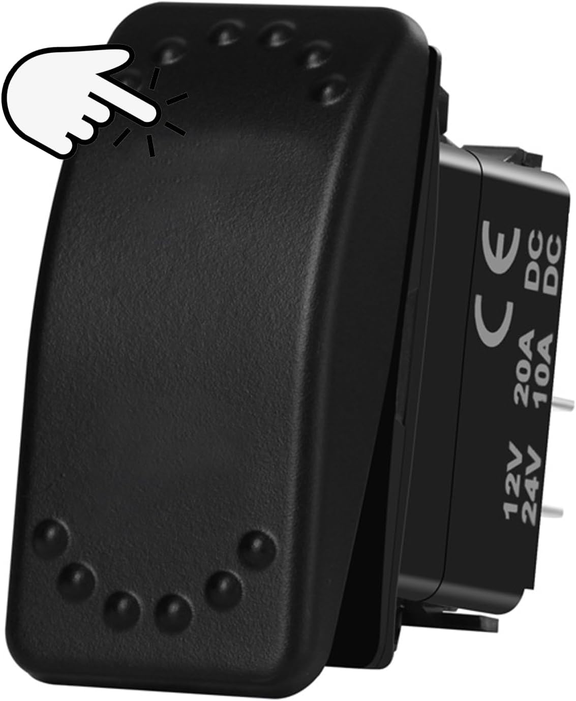 Interruptor basculante 12v 20a spst para automóvil