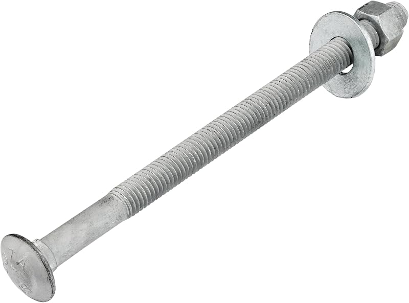 Kit 25 unidades tornillos galvanizados 5/8x8pulg