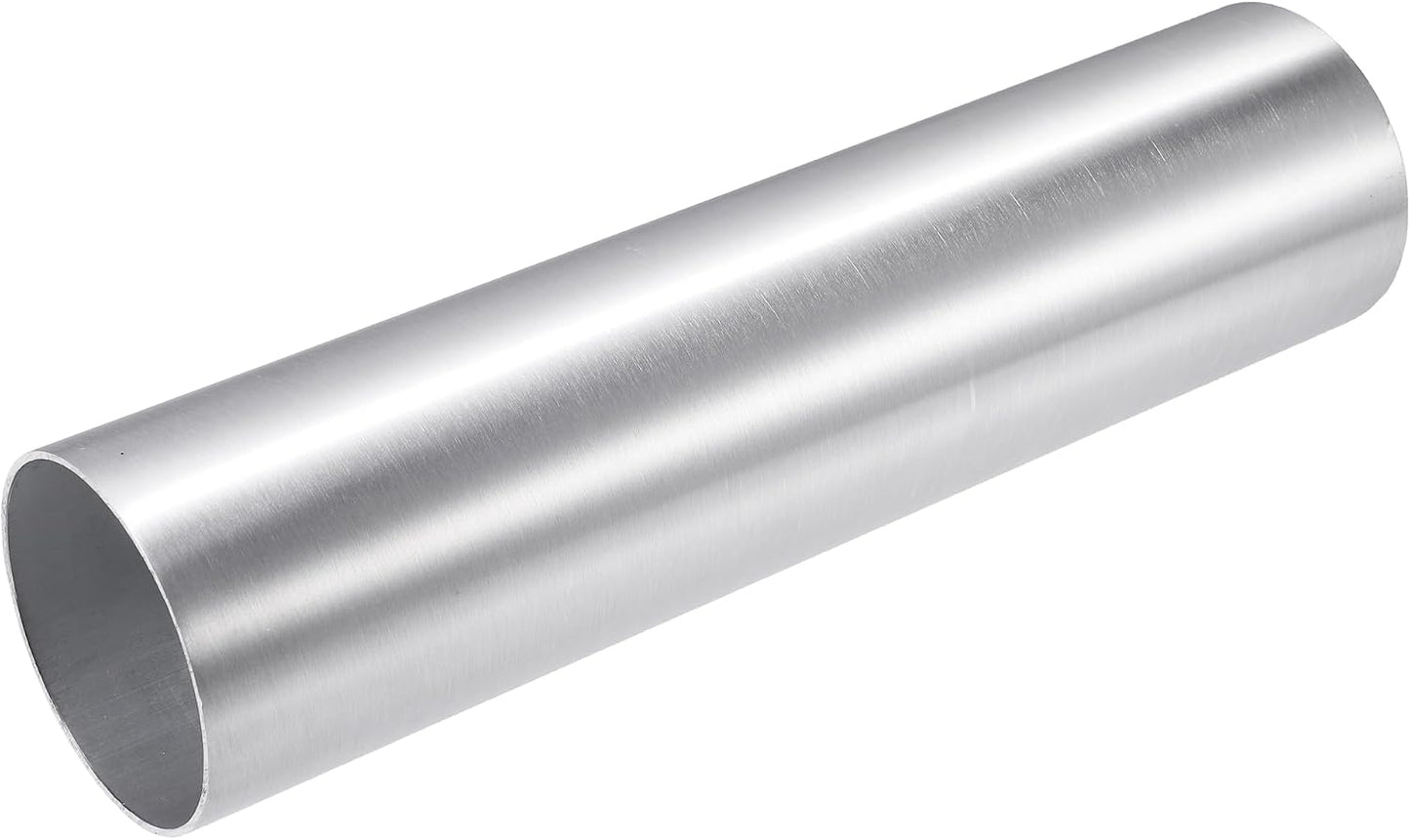 Tubo entrada aire universal 3" aluminio 6061 tono plateado