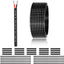 Cable 14/2 AWG 50ft PVC trenzado para tiras LED