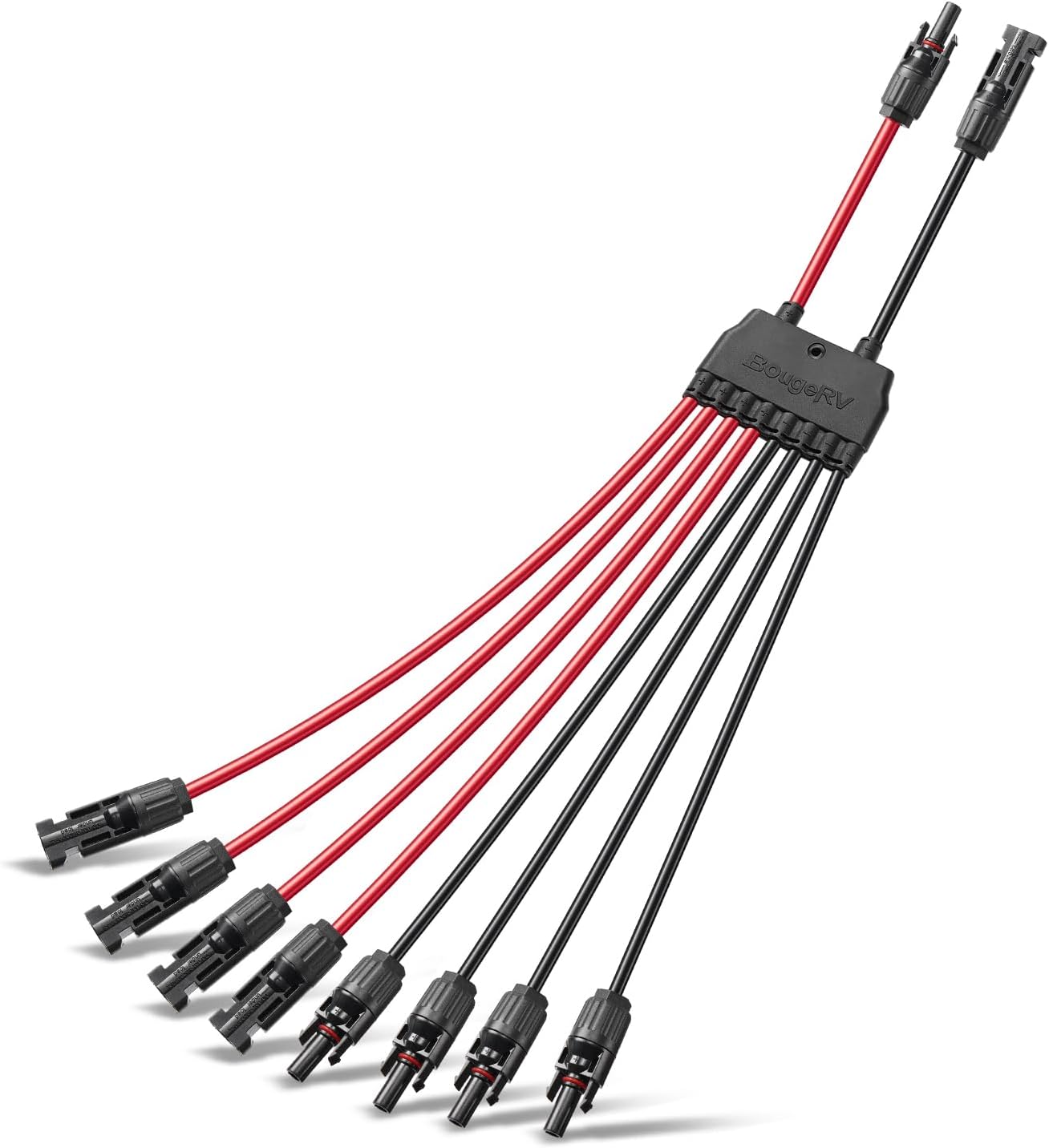 Conectores solares paralelos 2-4 paneles 10awg con adaptador