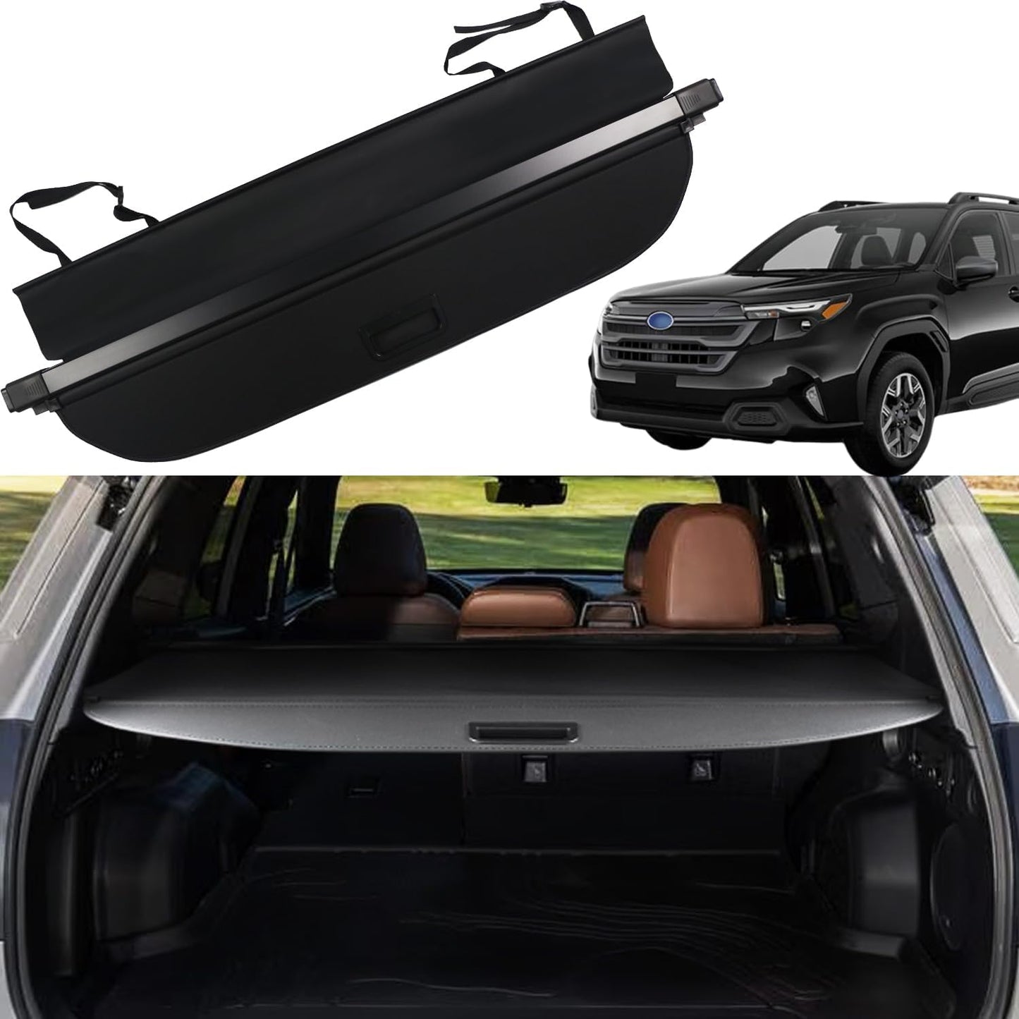 Cubierta maletero Subaru Forester 2025 negro SF2025