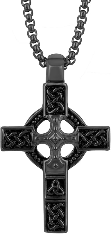 Cruz de acero inox para retrovisor coche decoración cristiana