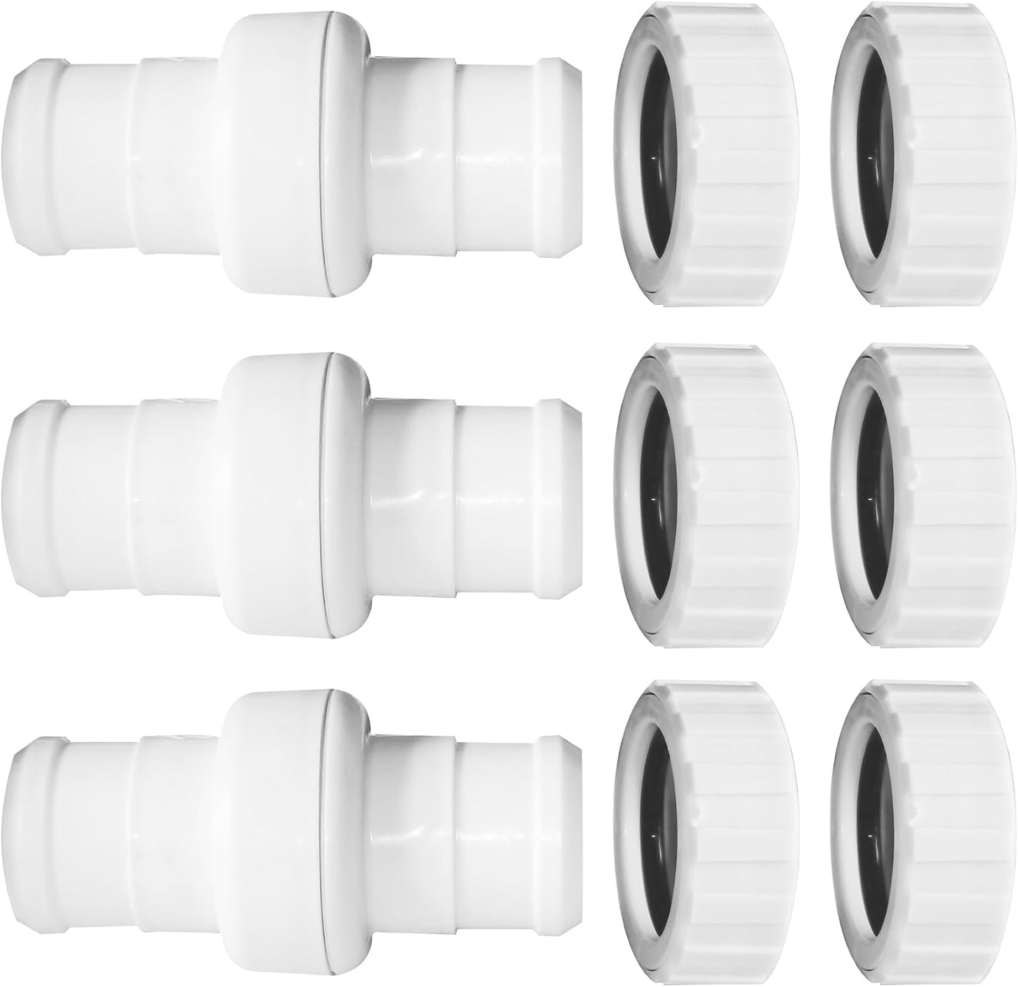 Kit manguera piscina 360-380 pzas ABS blanco
