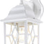 Farol pared exterior grande blanca E26 aluminio antioxidante