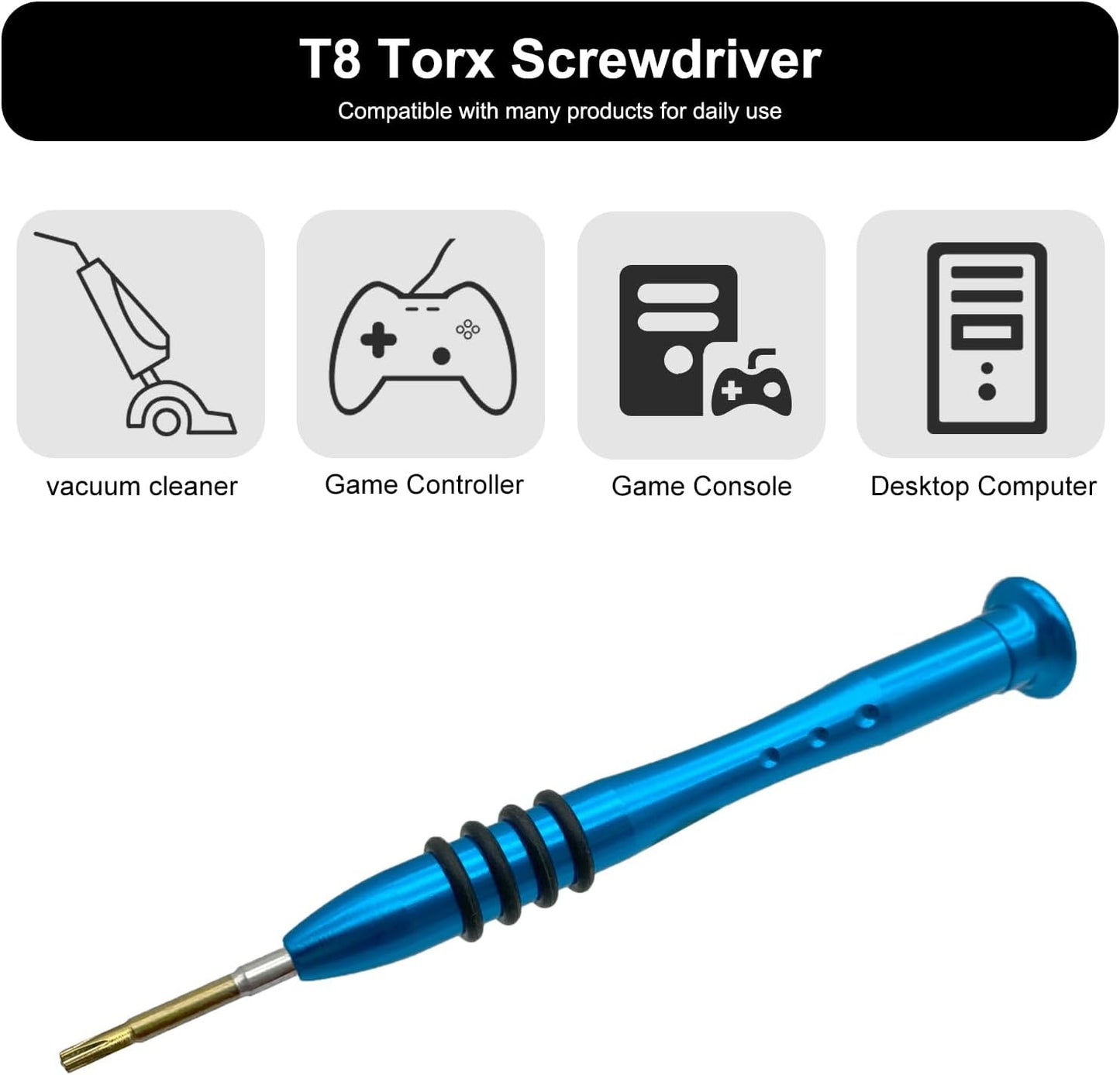 Destornillador Torx T8 magnético para computadora portátil