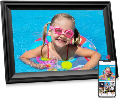 Marco foto digital 10.1pulg pantalla IPS HD 16GB montaje pared