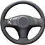 Funda volante cosida a mano Toyota RAV4 06-12 Yaris 07-11