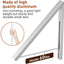 Percha de pared plegable aluminio organiz. hogar