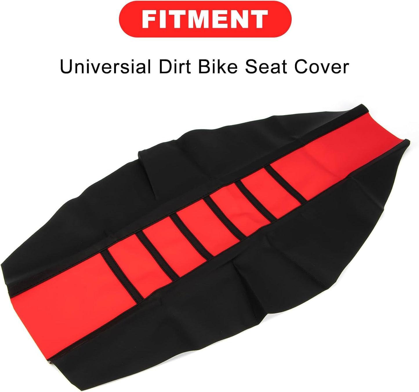 Funda asiento bicicleta universal goma suave rojo
