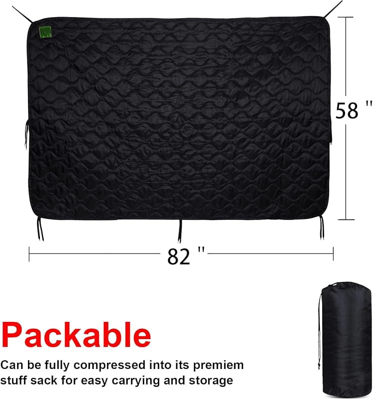 Manta militar Woobie térmica con bolsa impermeable senderismo