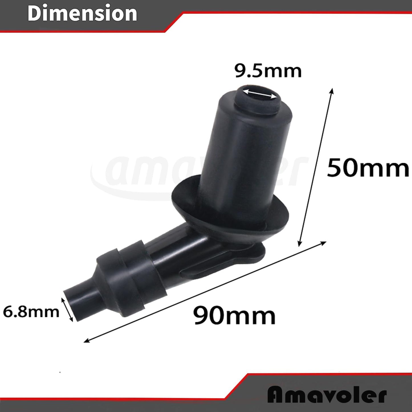2 Pzas Repuesto Bujías Negro para Yamaha Jog GY6-125
