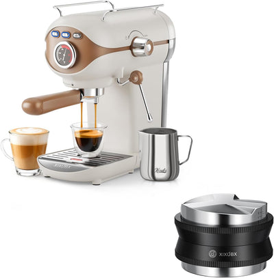 Máquina Espresso con Espumador Leche Acero Inox 304