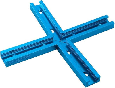 Kit intersección pista en T 3pulg con orificios preperforados