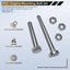 Set pernos motor VW y dune bugg 71 encendidos