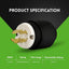 Enchufe NEMA L14-20P 20A 125/250V grado industrial UL