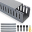 Canaleta cables 95pulg estructura presión cubierta gris