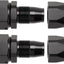 Conector manguera aluminio negro 2 Pzas