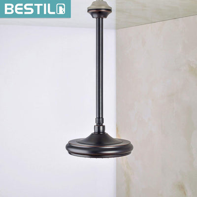 Brazo ducha lluvia techo 12pulg bronce aceitado
