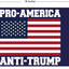 Letrero anti Trump pro Biden patio 12x18"