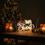 Letrero neón Papá Noel 16x9" LED USB decoración