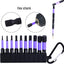 Set brocas Allen 1/4" con soporte 2-3/8