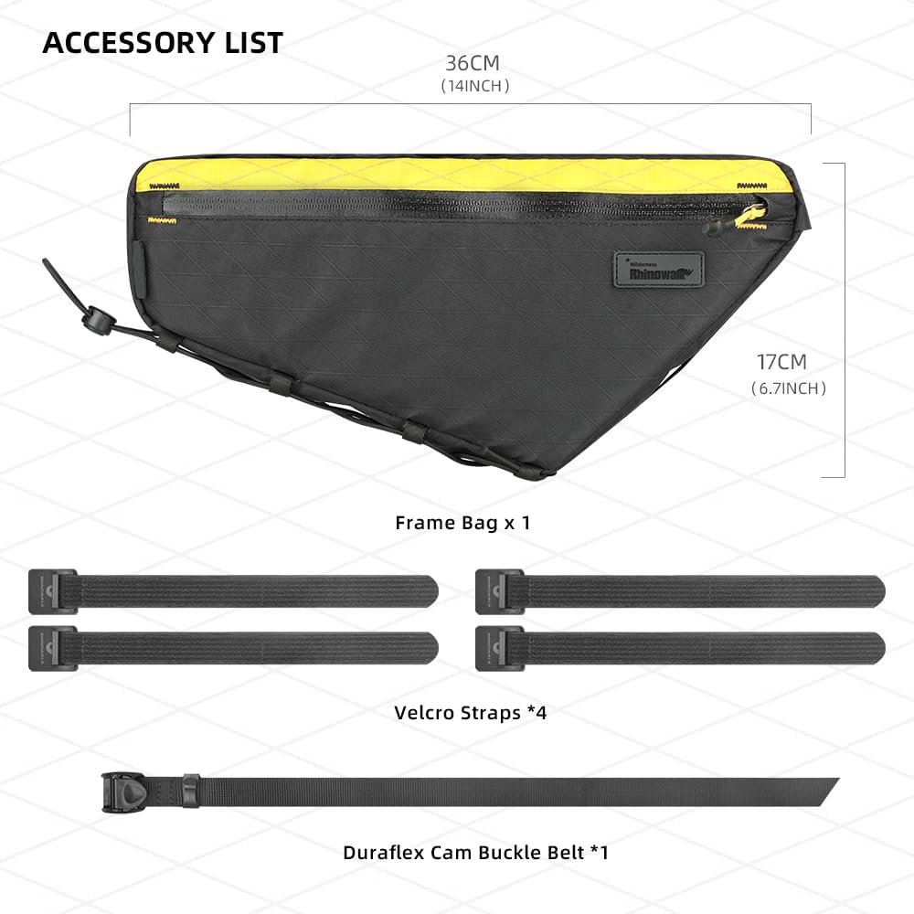 Bolsa bicicleta 2.9L impermeable con puerto y soporte