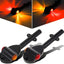 2 Pzas Luces LED guardabarros remolque ámbar rojo comp DOT