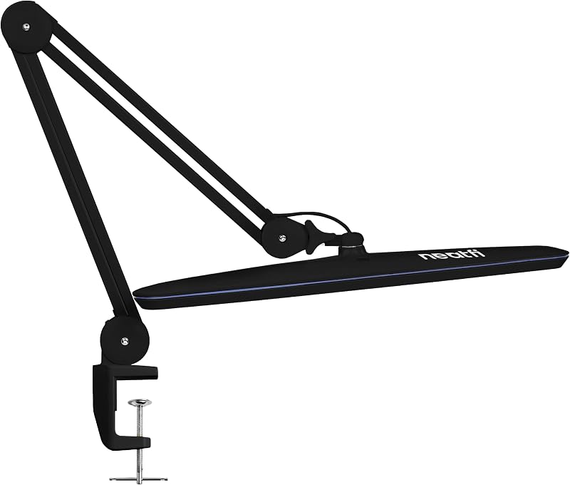 Lámpara escritorio LED 2200lm 23pulg brazo ajustable estudio