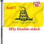 Bandera Gadsden 4x6ft poliéster 200D 2 ojales
