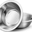 Set 2 Tazones Acero Inox 304 7pulg 21oz Apilables Cocina