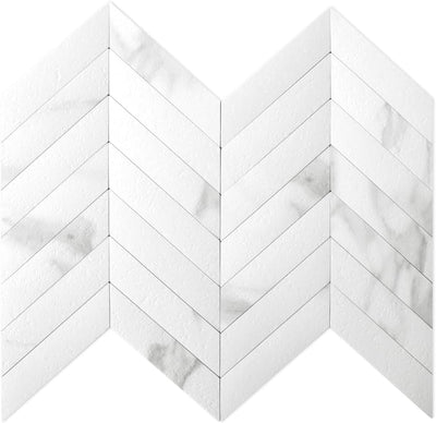 10 Hojas Mármol Blanco para Despegar y Pegar Faxu PVC