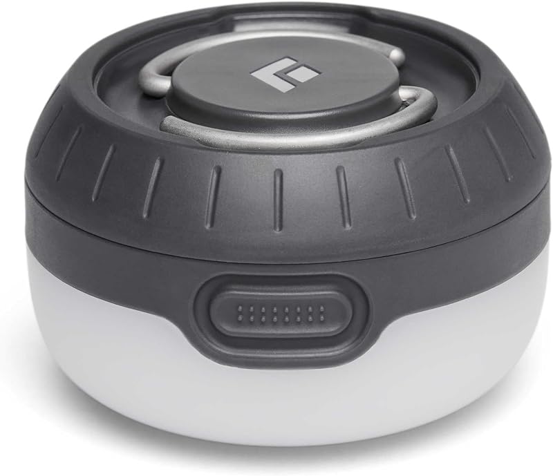 Linterna LED compacta camping 100 lúmenes duradera grafito