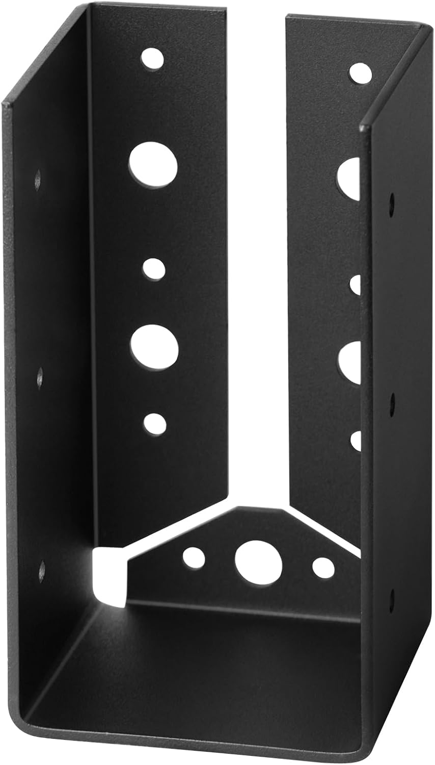 4 Soportes pared pérgola poste 3.5pulg colgador oculto