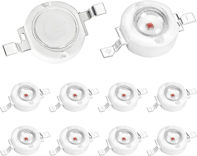 Lámpara LED COB 1.8-3.4V 10 Pzas para Experimentos y Decoración