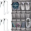 Zapatero para puerta 24 bolsillos malla 40lb color gris
