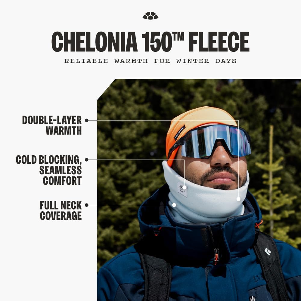 Calentador cuello doble capa elástico forro polar