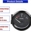 Medidor combustible 2" 52mm 12V para barco coche