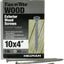 Tornillo madera recubierta exterior 1lb #10x4
