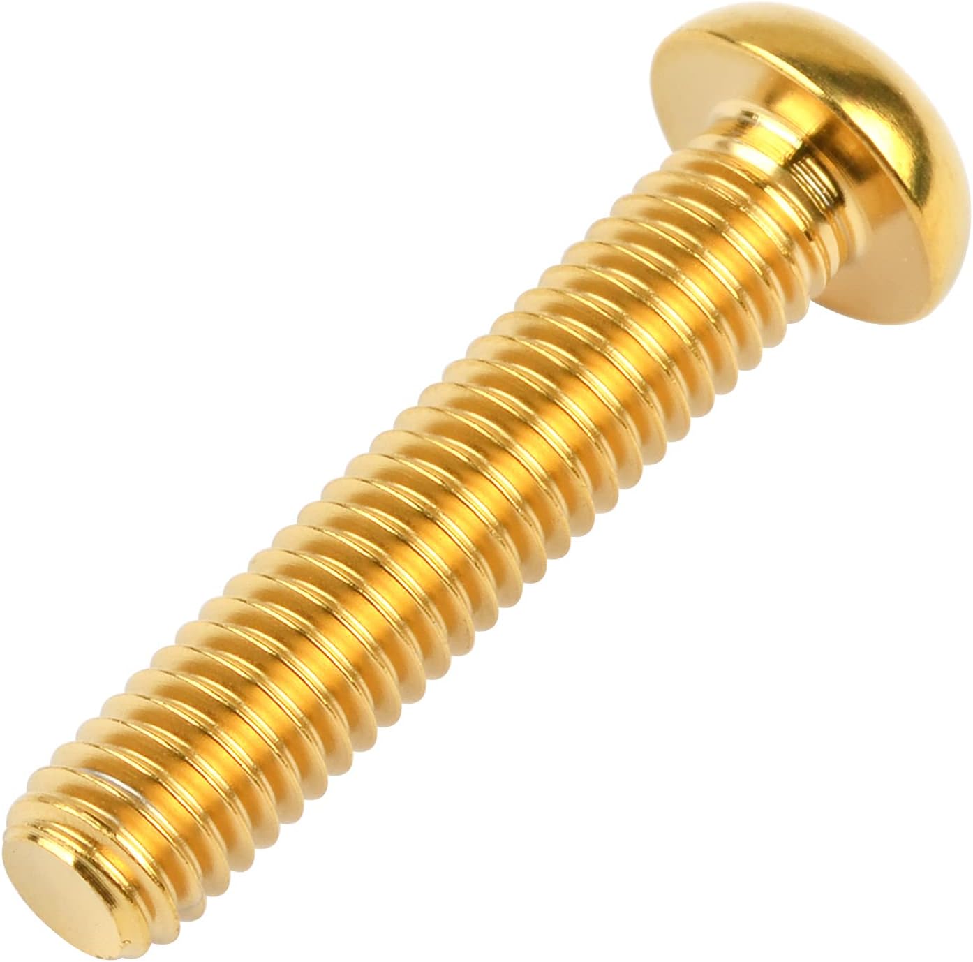 Cabeza botón titanio Torx M5 M6 M8 6 Pzas dorado