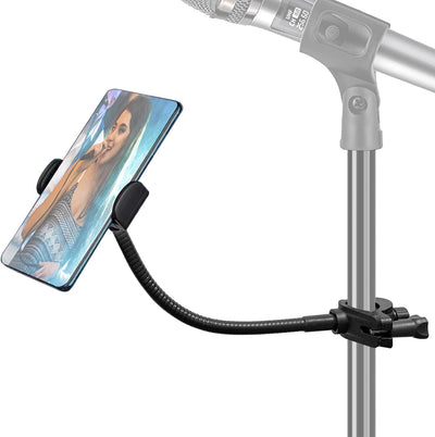 Soporte teléfono micrófono brazo flexible 10pulg
